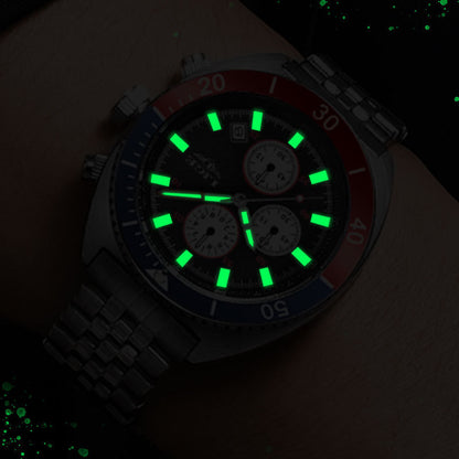 Multi-functional Student Men's Large Dial Waterproof Quartz Watch