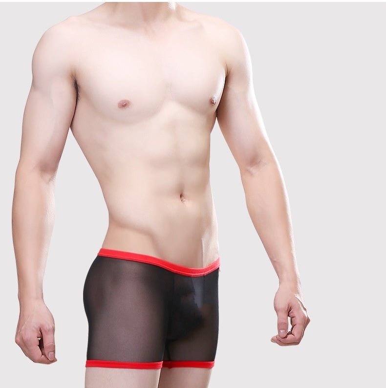 Men's Breathable High Elastic Mesh Boxers