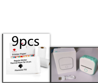 Mini Portable Thermal Label Printer - Ideal for Students and Price Tags