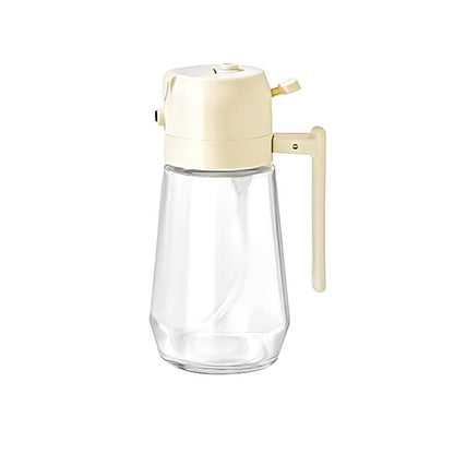 470ml Olive Oil Sprayer Dispenser 2-in-1 Glass Bottle
