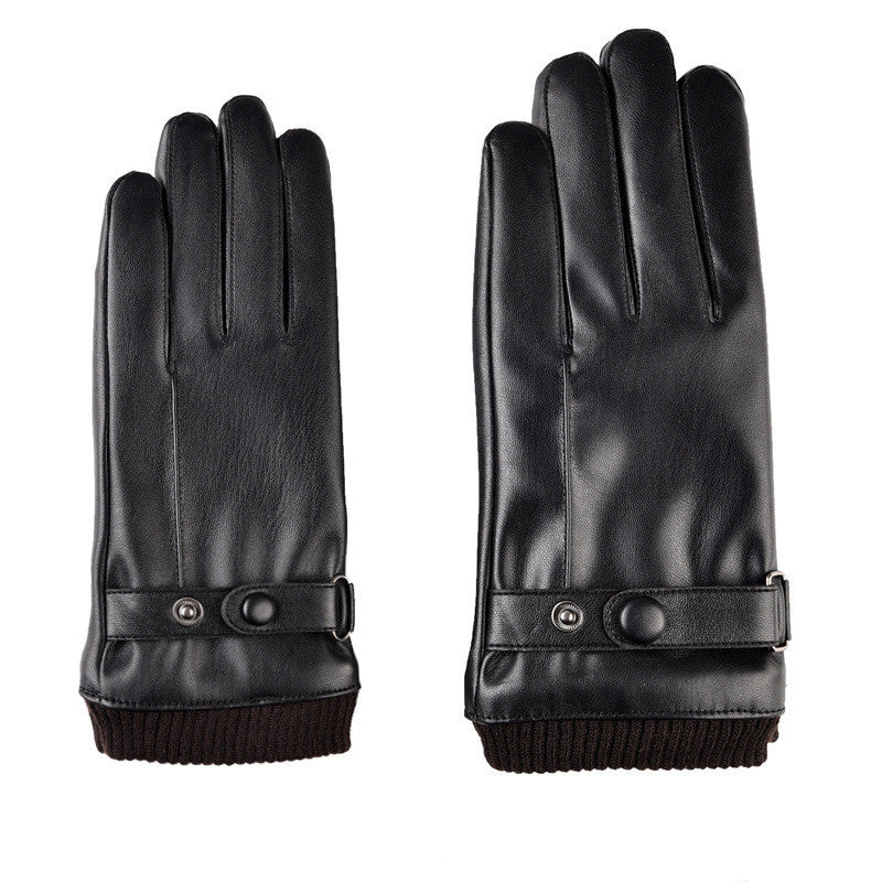 Autumn and Winter Warm Touch Screen Fleece-lined Gloves