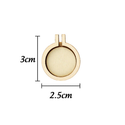 Wooden Mini Embroidery Frame Ornament