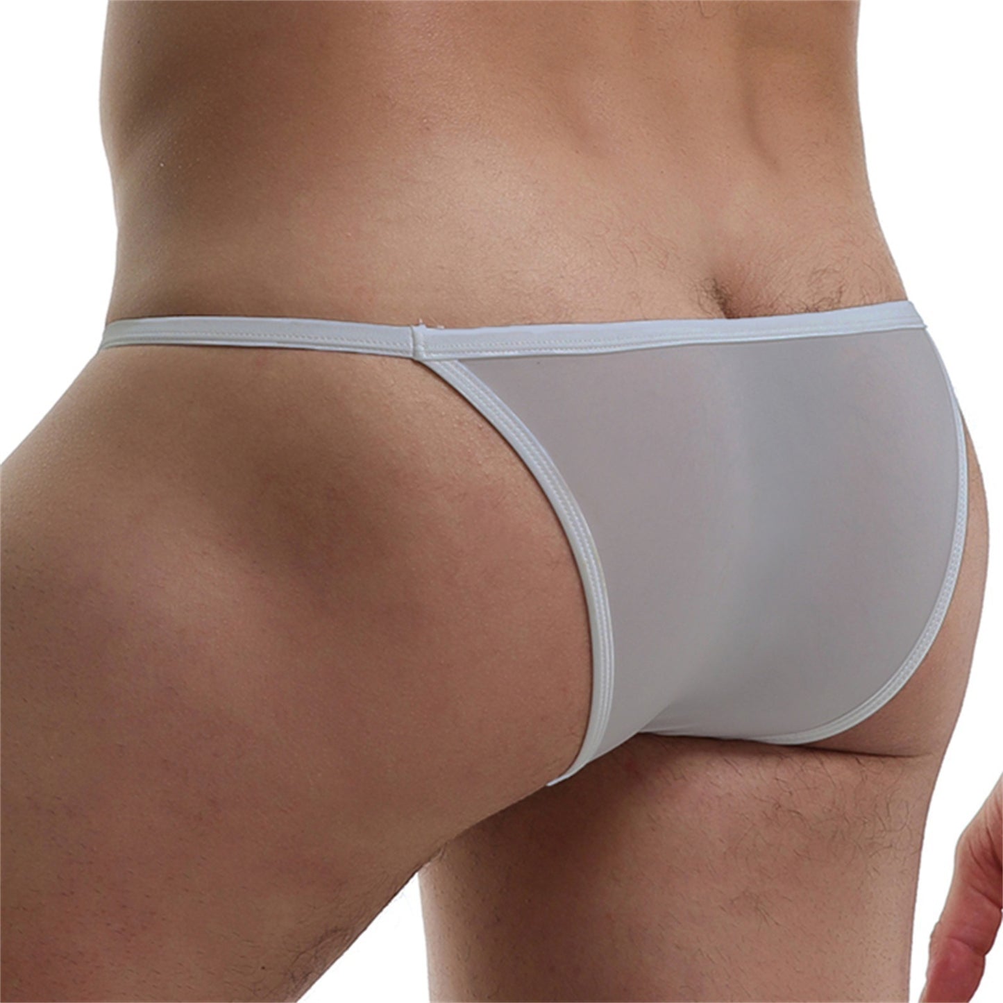 Sexy Men's Hip-exposed Low Waist Panties U Convex