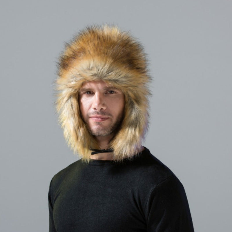 Autumn Winter Ladies Korean Fox Fur Warm Hat