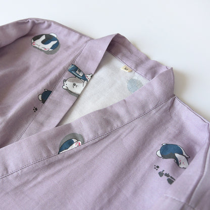 Couples Loose Cotton Thin Homewear Set