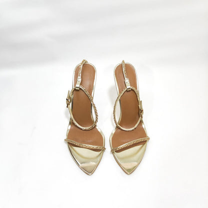 Fashion Sandals Pointed Toe Bare Chain