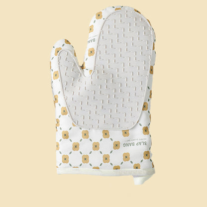 Heat Resistant Oven Mitts Anti-Scalding Gloves