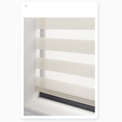 Soft Gauze Zebra Roll-Up Curtain Semi Shading