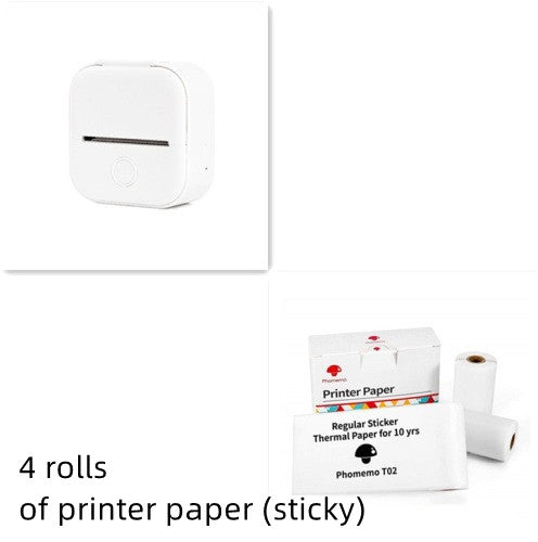 Mini Portable Thermal Label Printer - Ideal for Students and Price Tags