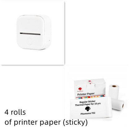 Mini Portable Thermal Label Printer - Ideal for Students and Price Tags