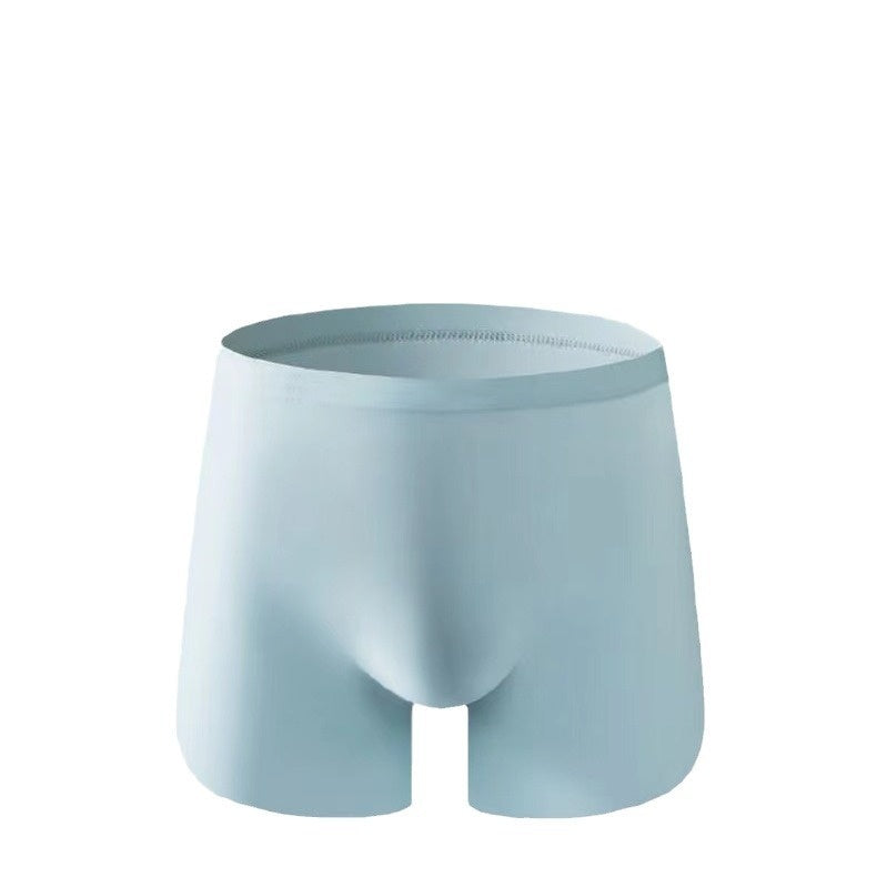 Summer Ice Silk Seamless One Piece Boxer Briefs