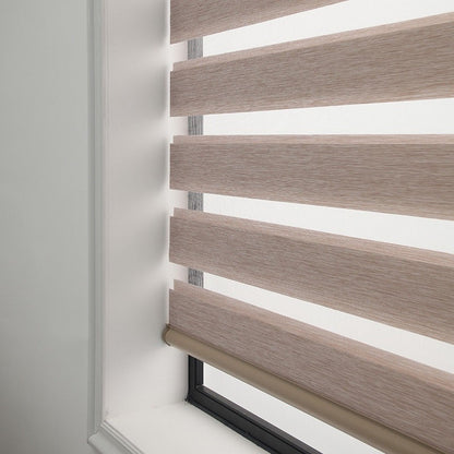 Soft Gauze Zebra Roll-Up Curtain Semi Shading