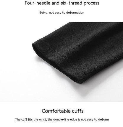 Men's Round Neck Fleece-lined Thermal Long Johns
