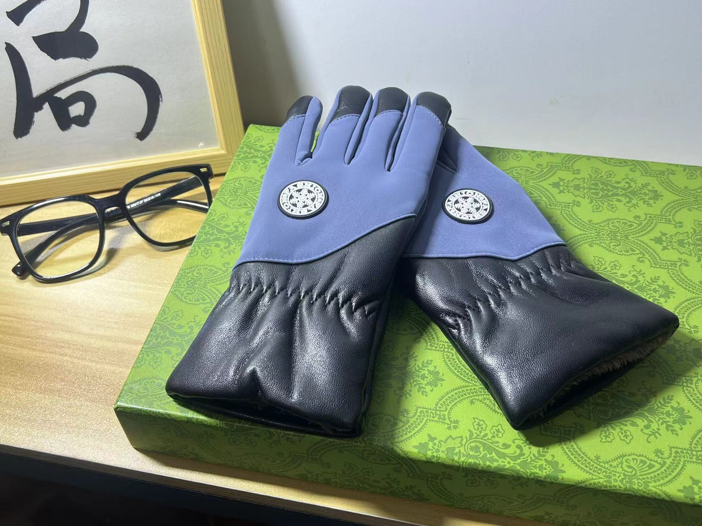 Knitted Winter Warm Open Finger Windproof Gloves