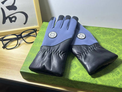 Knitted Winter Warm Open Finger Windproof Gloves