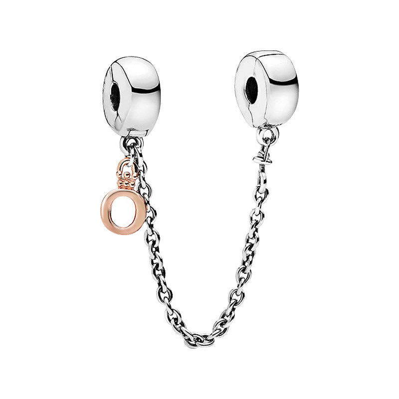DIY Mouse Head Diamond Alloy Beads Bracelet