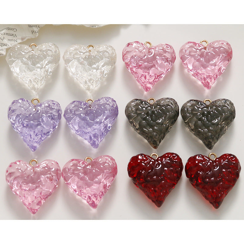 Resin Ice Texture Earrings DIY Accessories