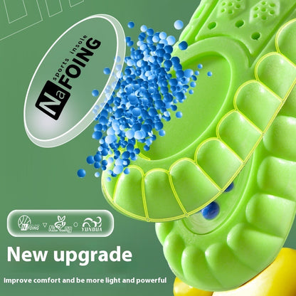 Pu Air Cushion Shock Absorption Thickened Massage Breathable Sweat Absorbing Argy Wormwood Insole