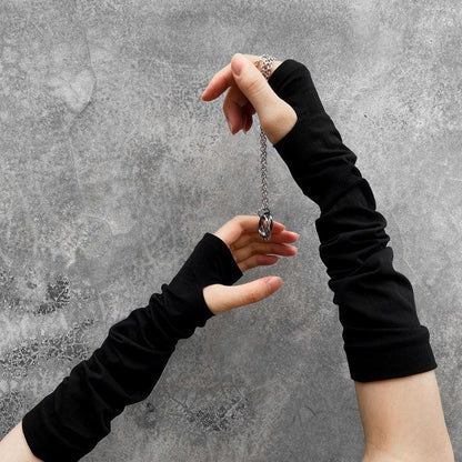 Women's Punk Half Finger Sun Sleeve