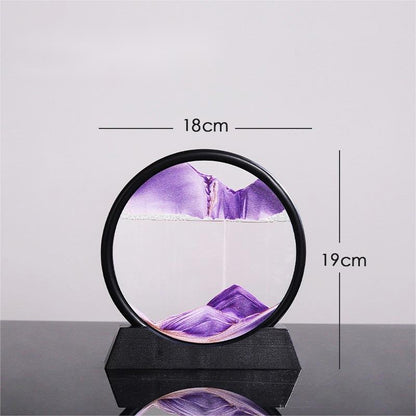 Quicksand Painting Hourglass Glass Decoration Crafts