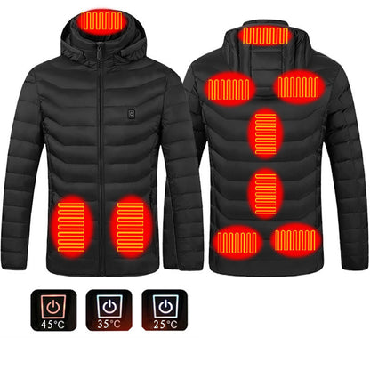 USB Heated Jacket Thermal Vest for Men Winter