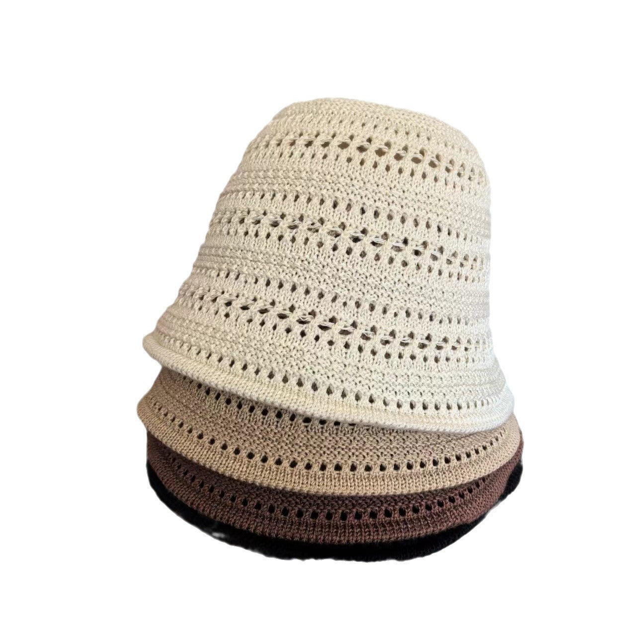 Women's Korean-style Sun Hat Knitted Hollow-out