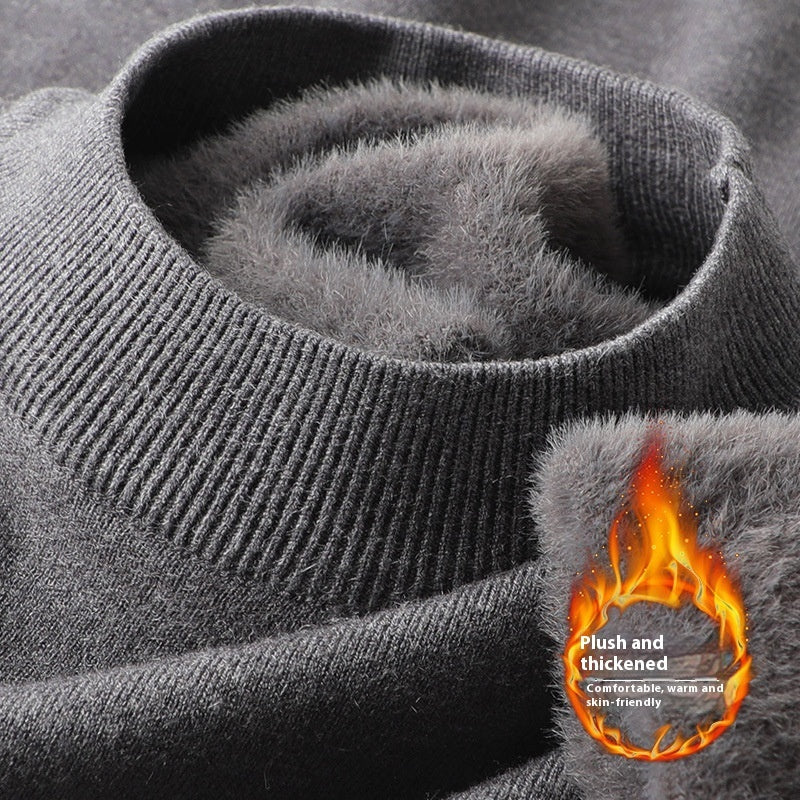 Men's Half High Neck Slim Fit Sweater