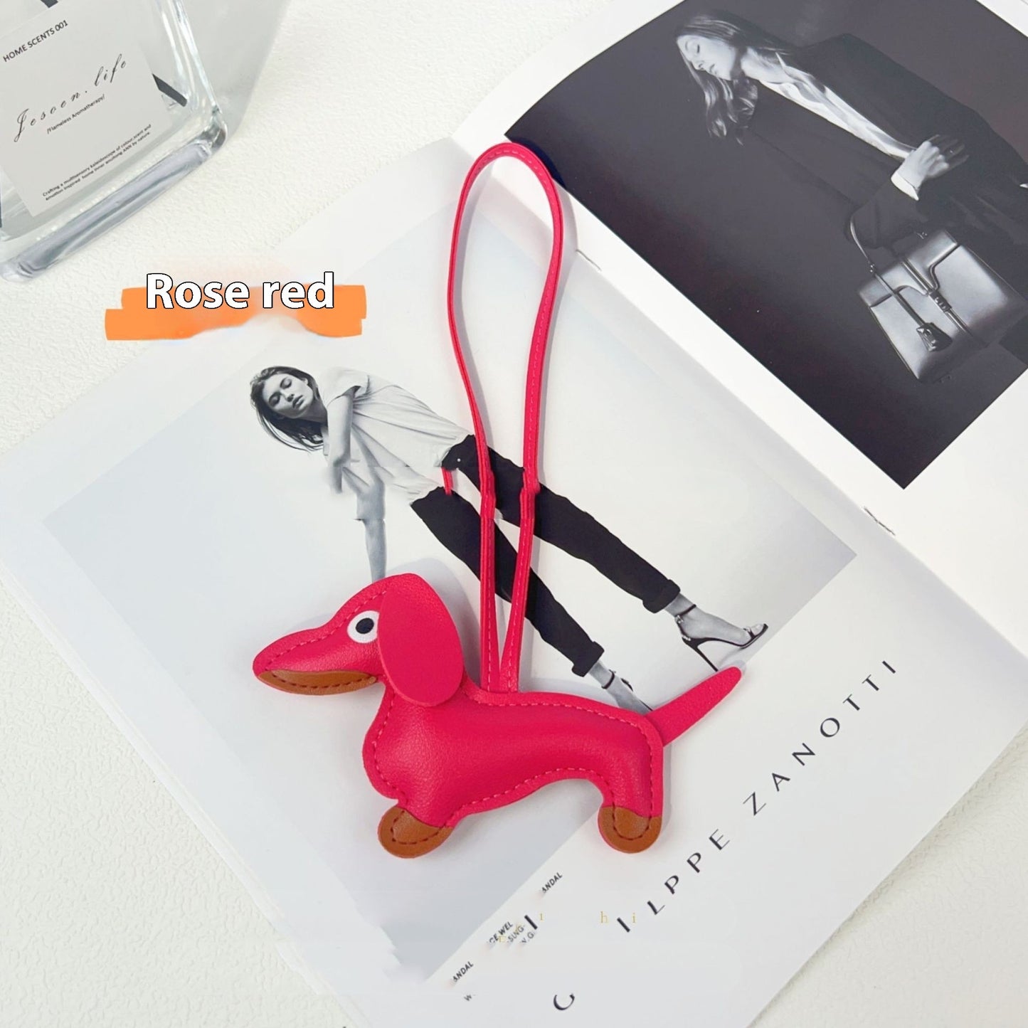 Sausage Dog Carrying Strap Bag Ornaments