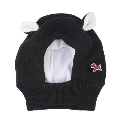 Knitted Large Dog Golden Retriever Warm And Windproof Hat