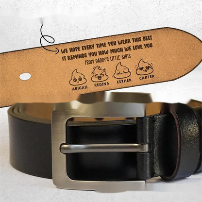 Father's Day Vintage Men's Pin Buckle Belt