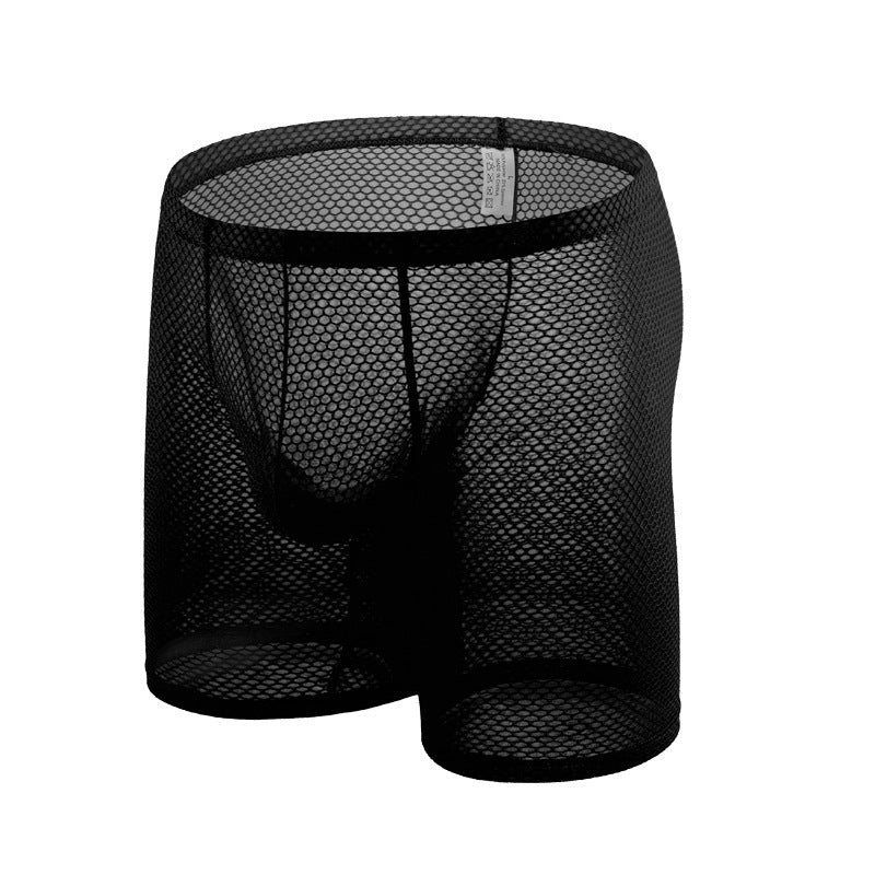 Men's U-type Convex Design Mesh Breathable Boxers