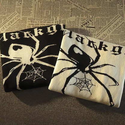 American High Street Vintage Spider Knitted Sweater