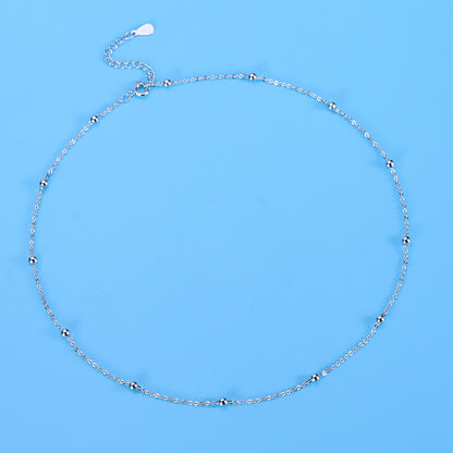 Round Beads Beanie Spacer Beads Choker Necklace
