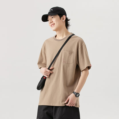 Orderly Japanese Retro Mountain Short Sleeve T-shirt