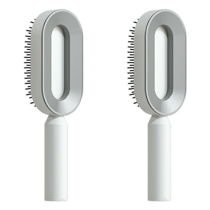 Self Cleaning Hair Brush One-key Airbag Massage