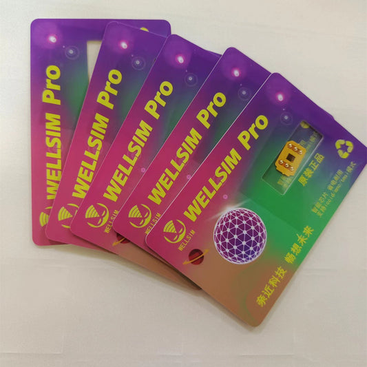 WELLSIM Unlock Card Sticker for iPhone 6S to 14PM