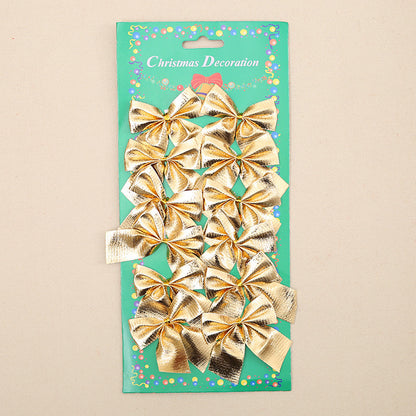 Christmas Tree Bow Ornament Decor
