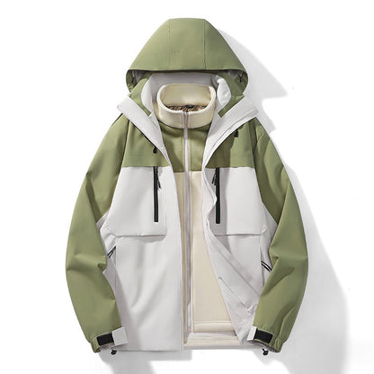 Men's And Women's Three-in-one Spring And Autumn Windproof