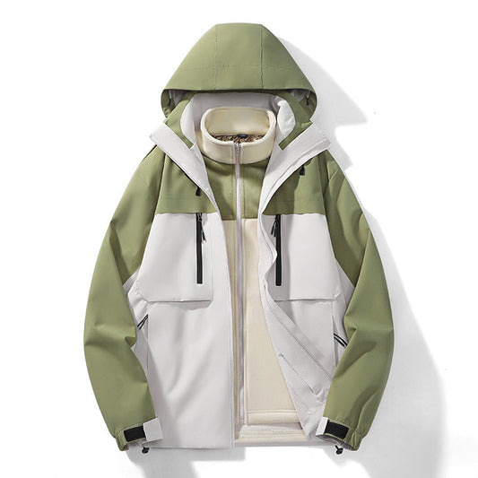 Men's And Women's Three-in-one Spring And Autumn Windproof