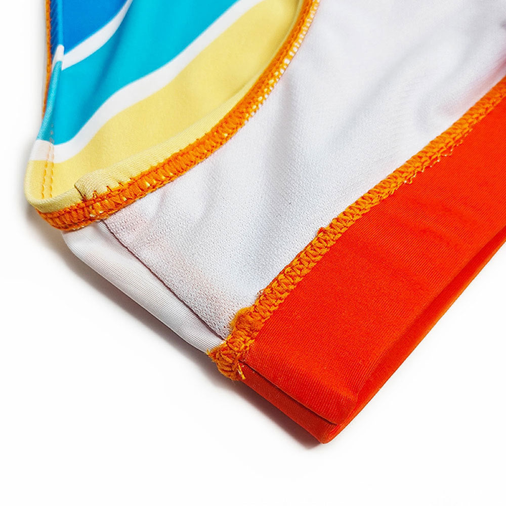 Multi-color Stripe Trendy Print Holiday Briefs