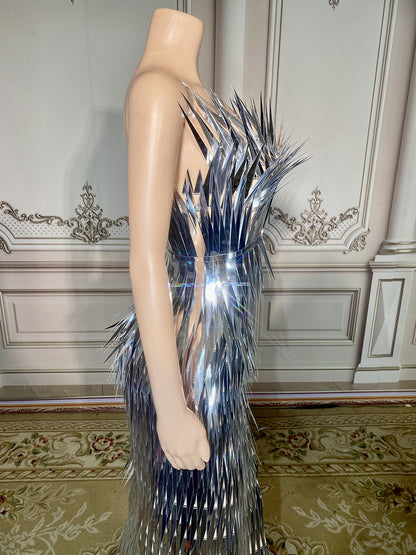 Luxury Sequined Evening Gown