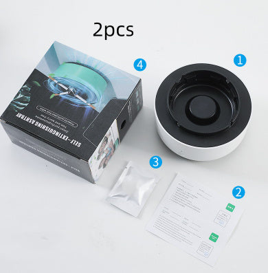 Portable Smoke Purifier Ashtray for Cars