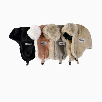 Men's Women's Winter Plush Thickened Earflap Hat