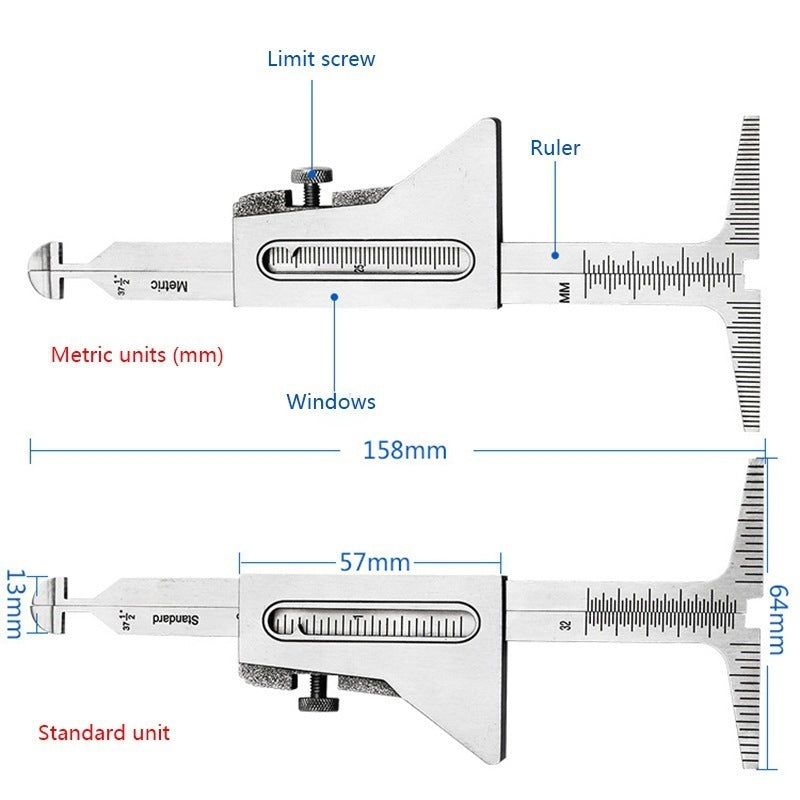 Welding Seam Inspection Ruler Gauge Tool