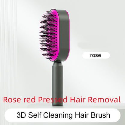Self Cleaning Hair Brush One-key Airbag Massage
