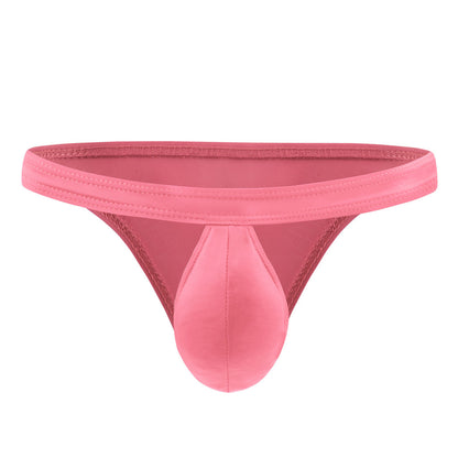 Men's Translucent Ice Silk Low Waist Briefs