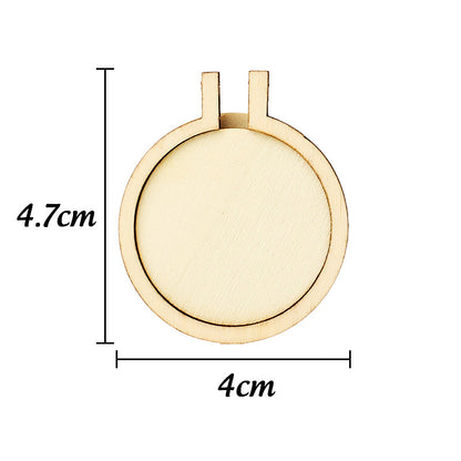 Wooden Mini Embroidery Frame Ornament
