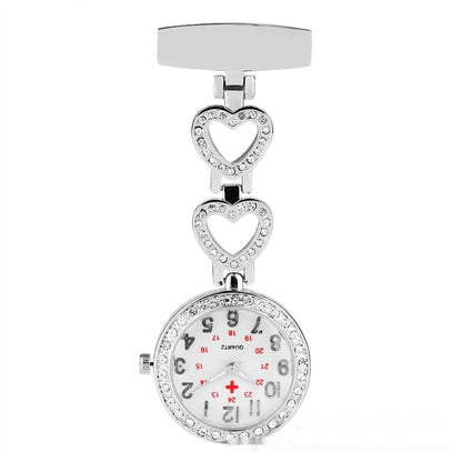 Diamond Nurse Pocket Watch