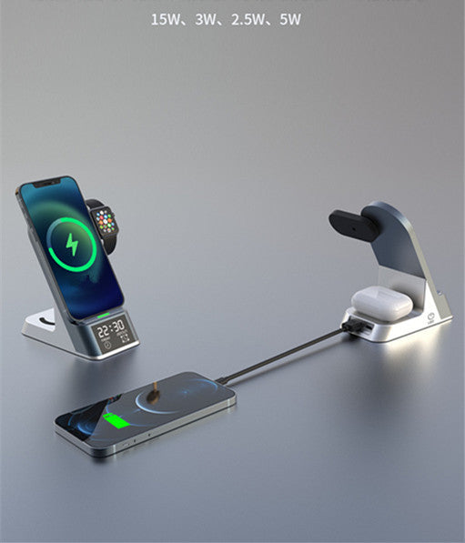 H35 Wireless Charger with Alarm Clock Multifunctional