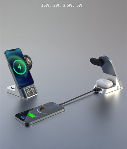 H35 Wireless Charger with Alarm Clock Multifunctional